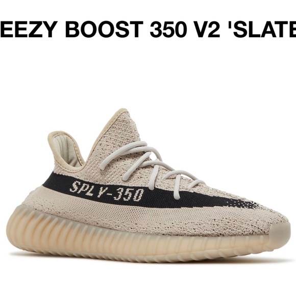 Yeezy Boost 350 V2 Slate (NEW) - Picture 3 of 4